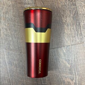 Corkcicle Marvel Iron Man Red and Gold Tumbler 24 Oz